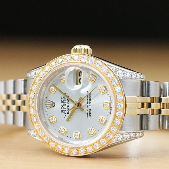 Rolex 18kt Ladies Watch Two Tone w/ gift box - Picture 2 of 7